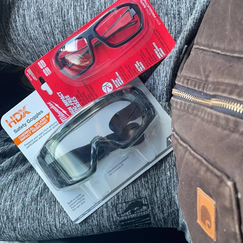 Safety glasses anti fog